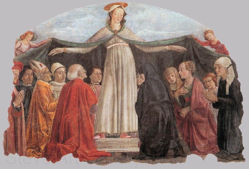GHIRLANDAIO, Domenico Madonna of Mercy gh France oil painting art